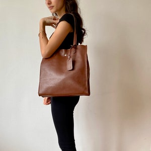 Handtasche / Leder / Shopper / XL Tasche / Bild 5