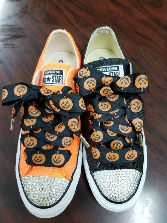 Glitter Halloween Custom Converse | Etsy