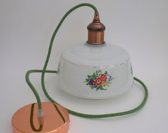 Mid Century Pendant Light / Vintage Pendant Lamp / 60's Yugoslavia / Ceiling Light / Retro Light / Rewired Vintage Light / Home Decor