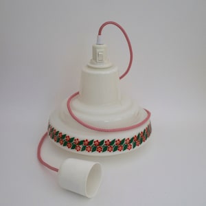 Mid Century Pendant Light / Vintage Pendant Lamp / 70&#39;s Yugoslavia / Ceiling Light / Retro Light / Rewired Vintage Light / Home Decor