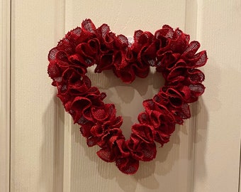 Red Heart Wreath