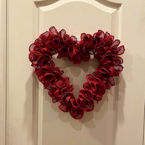 Red Heart Wreath