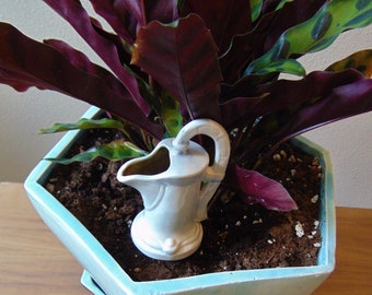 Antique Water Pump - Premium Ceramic Houseplant Olla - Plant Care Made Easy - Handmade in Colorado