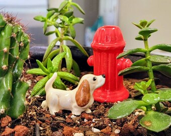 Fire hydrant plant - plant watering Stake / Spike/ globe - handmade indoor garden plant care decorations