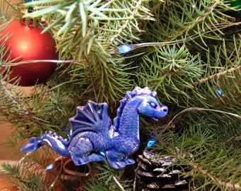Pearl Dragon Double-sided Ceramic Ornament