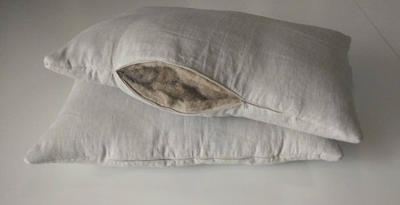 Hemp Pillow. Linen Pillow for Sleep Natural fiber pillow | Etsy
