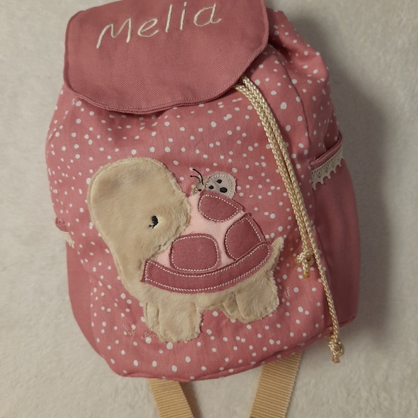 Kindergartentasche Kindergartenrucksack Boho Schildkröte Mädchen Kinderrucksack Kindertasche personalisiert mit Name