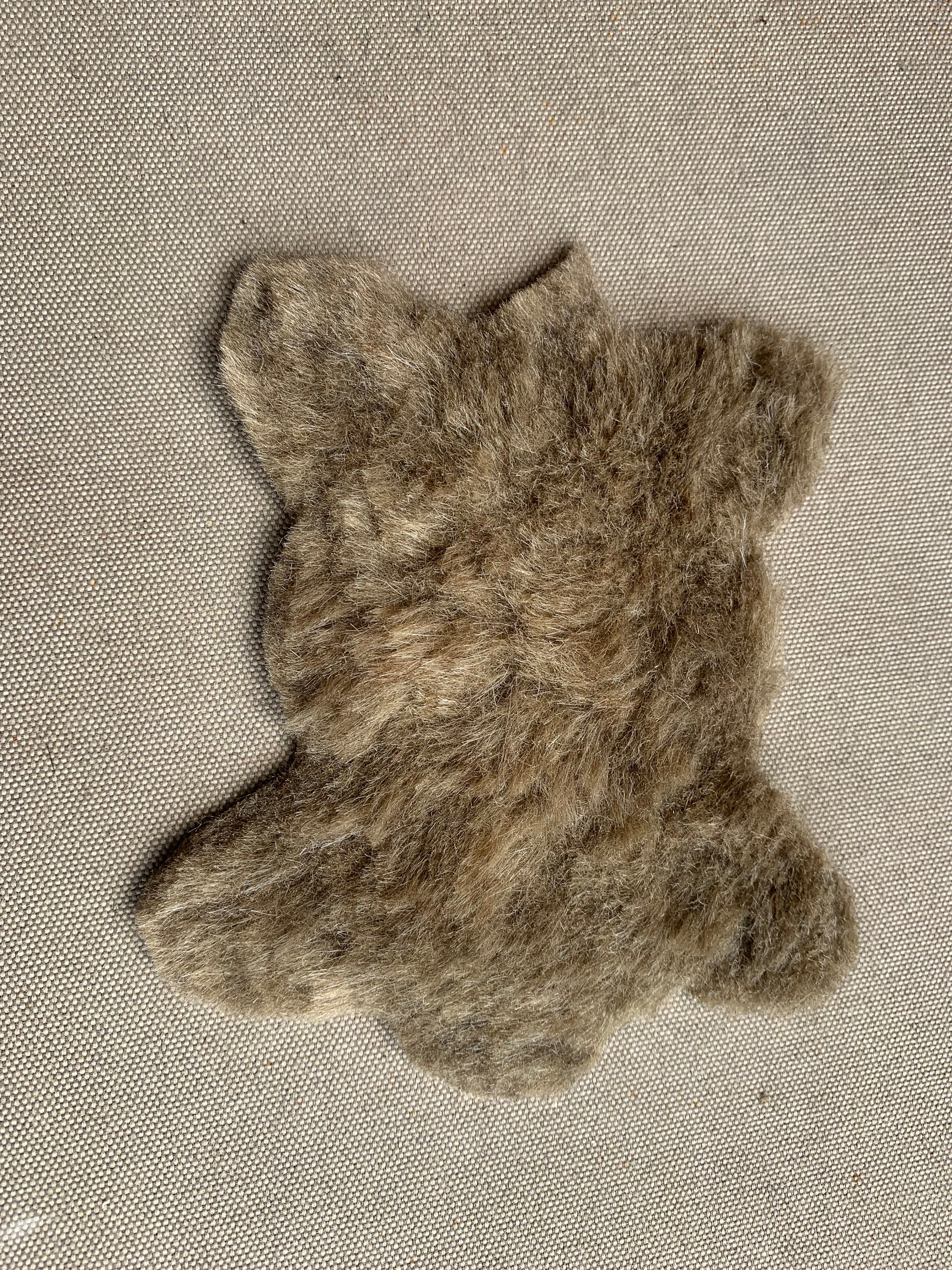 Dollhouse Miniature Faux Bear Skin Rug Mini Fur Rug | Etsy