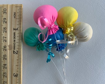 Dollhouse Miniature Balloons, 1:12 Scale, miniature birthday, mini party