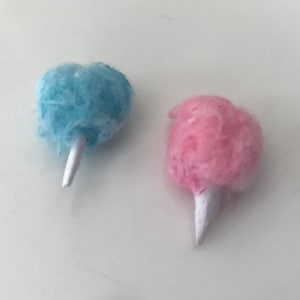 Dollhouse Miniature Cotton Candy, 1:12 Scale, Mini Sweets, Summer, Sugar, Carnivale