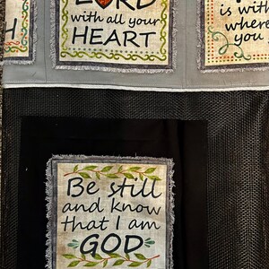 Words of HIS Love  Worship   Designer Flag Bag