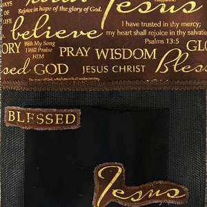 Words of Faith   Designer  Worship Flag Bag