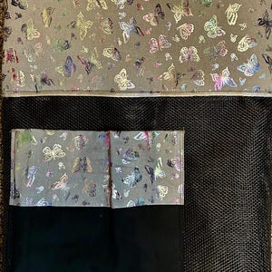 Under His Wings Iridescent  Worship Designer Flag Bag