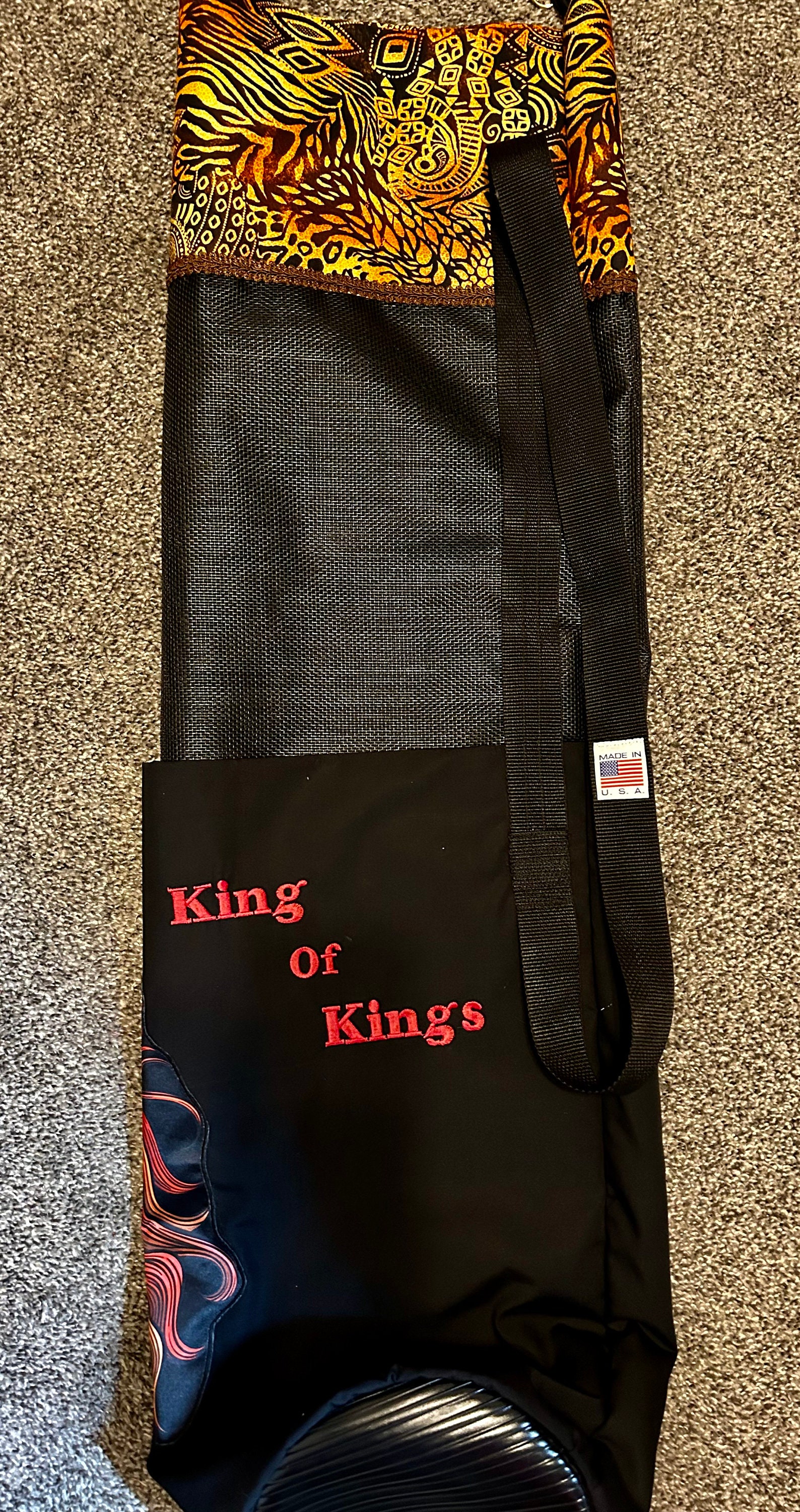 Kings Designer A Crowned King of Kings Designer Worship Flag Bag - Etsy