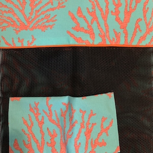 Coral in Glory  Worship   Designer Flag Bag