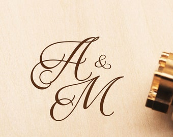 Custom Wood Branding Iron ,initials with Heart wedding Branding iron,save the date branding, Ornament branding iron ,wedding favor DIY