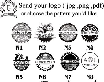 Custom Logo Stamp, Gift for Dad and Husband Woodworking Gift, Leather stamp,Custom Wood Branding Iron, Electric Wood Burning Stamp