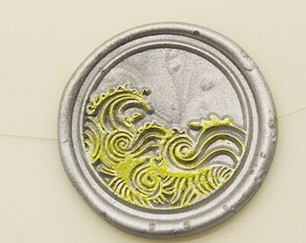 Wholesale CRASPIRE Pentagram Wax Seal Stamp Moon Sealing Wax Stamp 30mm/1.18inch Removable Brass...