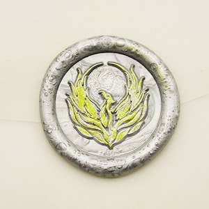 Phoenix-lakzegelstempel-huwelijkslakzegelstempel-Phoenix-envelopzegel CS37