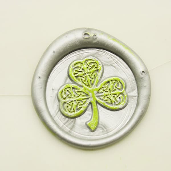 Celtic knot Shamrock wax seal stamp-Wedding Invitation Party -Christmas Gift Pack Card Decoration CS33