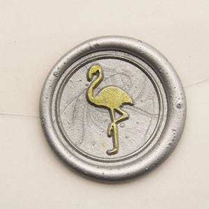 Flamingo Wachs Siegel Stempel- lamingo Vogel Wachs Stempel- Custom Wachs Siegel Stempel-niedlicher Tier Wachs Siegel Stempel cs453