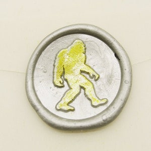 Bigfoot-lakzegelstempel, Sasquatch-zegelstempel, aangepaste lakzegelkit, bruiloft lakzegel, zegellakzegel C665