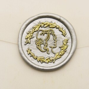 Braut Wachs Siegel Stempel, benutzerdefinierte Wachs Siegel Kit, Hochzeit Wachs Stempel, Siegelwachs Stempel, Hochzeitseinladung Siegel StempelCS623
