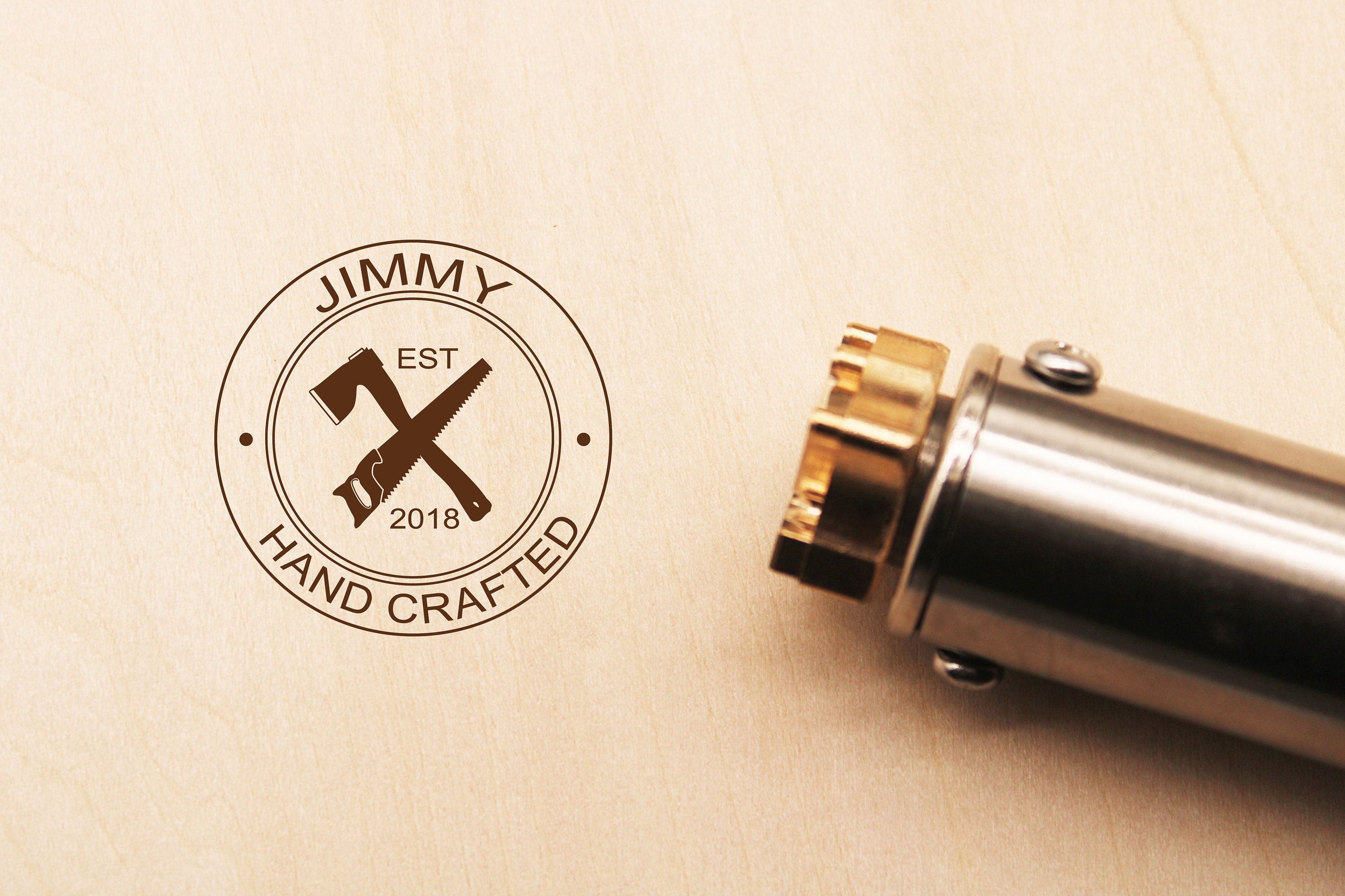 Personal Brand Iron for Woodworking Handcrafts Iron Stamp Etsy