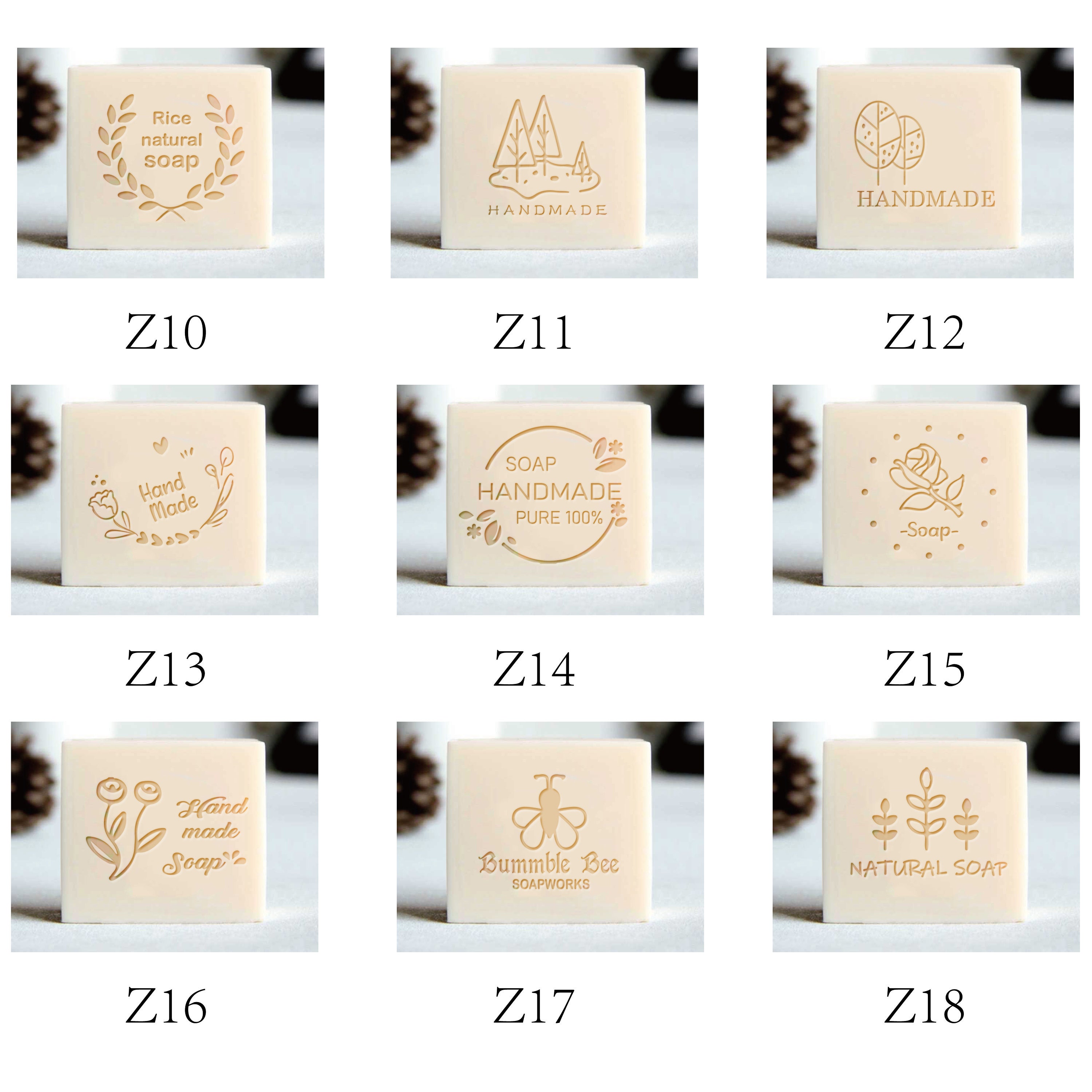 Handmade natural soap stamp, handmade soap stamp, custom soap stamp,  acrylic soap stamp