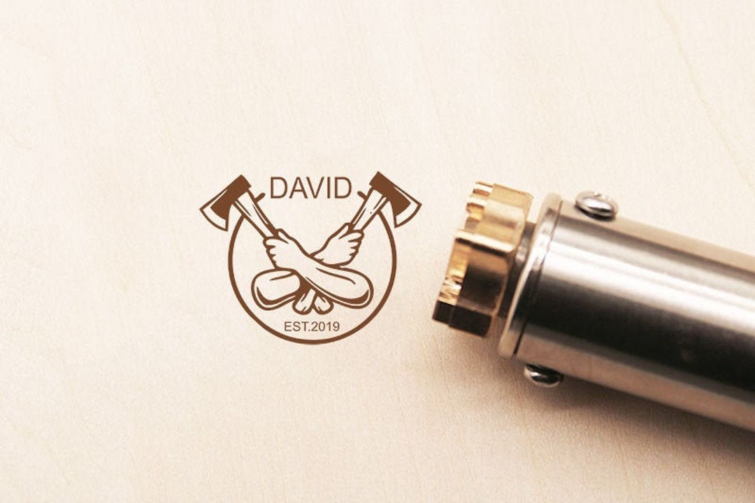 Custom Wood Branding Stamp / Custom Branding Iron / Woodworking Gifts