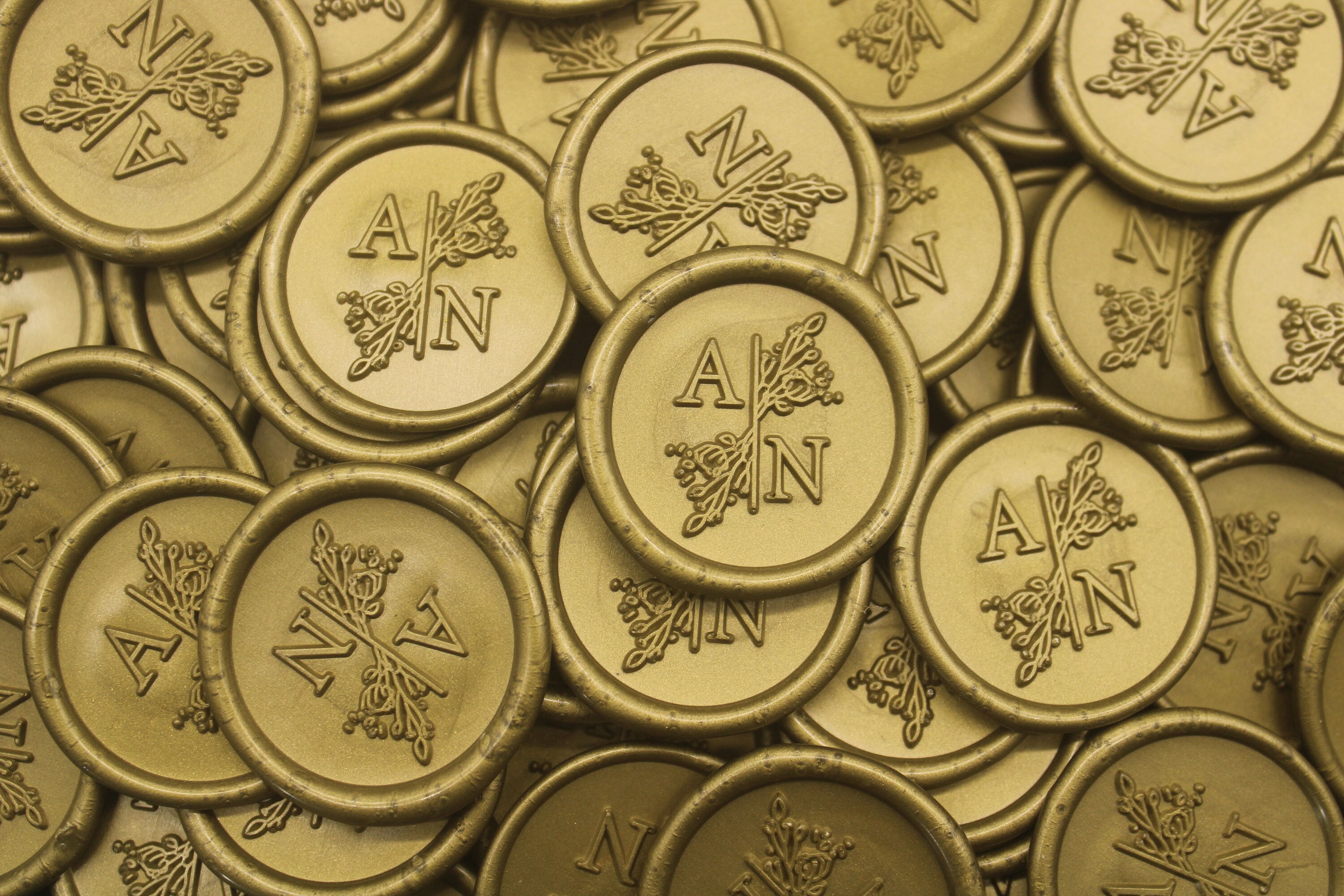 Wedding Initials Wax Seals, Personalized Wax Seals Stickers, Monogram Wax Seal Stickers, Custom logo wax seal stickers
