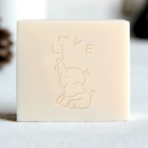 Timbro di sapone per elefanti per baby shower personalizzato, timbro di sapone per elefanti timbro acrilico per sapone, timbro per biscotti personalizzato / timbro per sapone per matrimoni