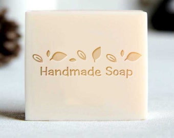 Leaves Soap Stamp, Acrylic soap stamp,Natural Acrylic Soap Stamp, Acrylic Cookie Stamp /HandmadeSoap stamp