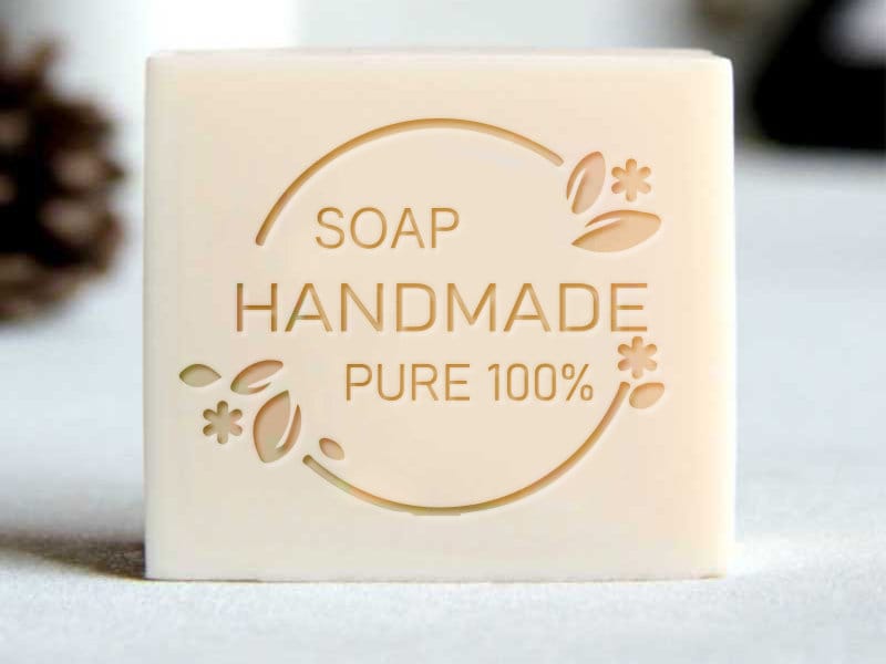 Handmade Design 40*39mm Resin Soap Stamp Homemade Soap Making