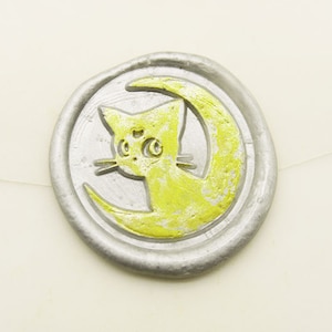 Sailor Moon Luna Cat lakzegelstempel, aangepaste lakzegelset, lakzegel, zegellakstempel CS48