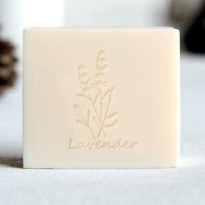 Lavendel Seifenstempel,Lavendel Acrylstempel,Plätzenstempel,Briefstempel,Personalisierter Seifenstempel,Hochzeitsstempel