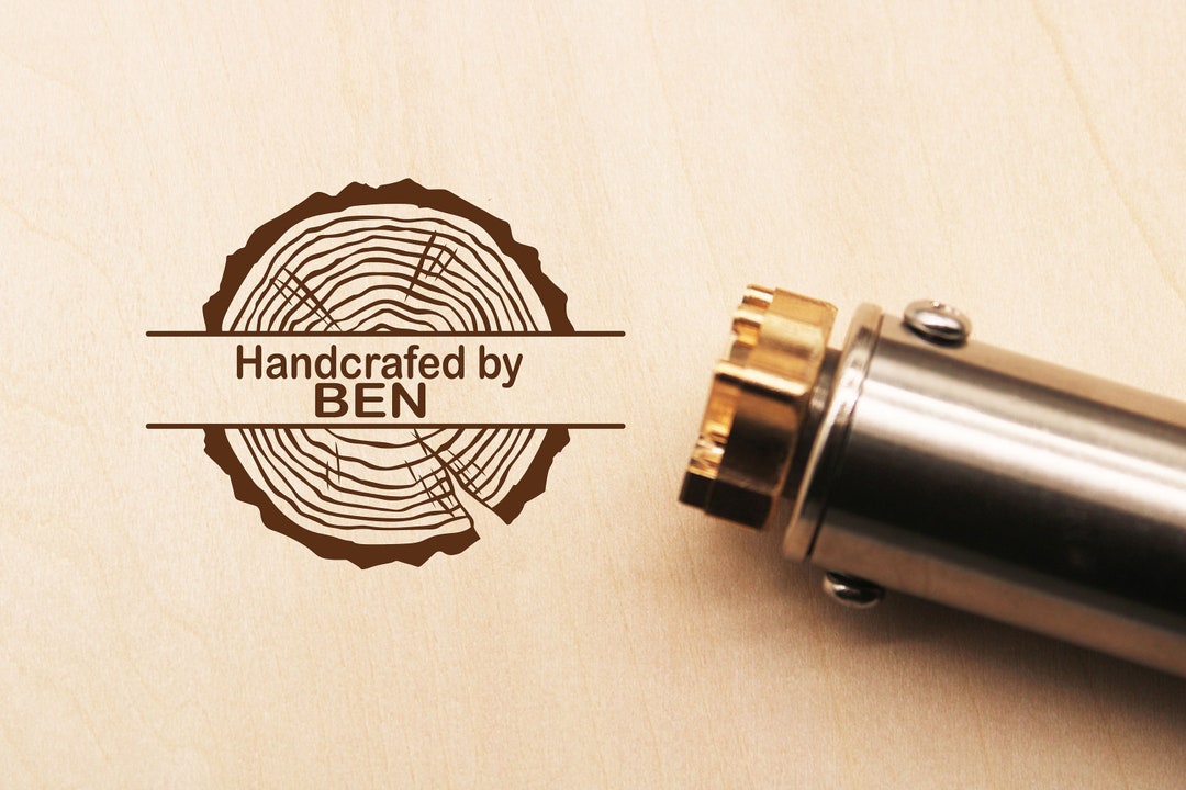 Custom Metal Stamp Heat Emboss Stamp / Logo Branding Iron for Etsy