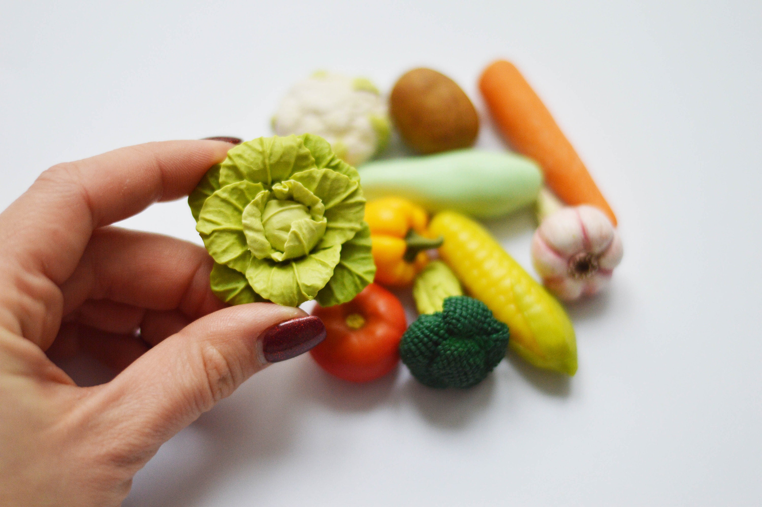 Miniature vegetables Montessori toys Preschool toys Montessori Etsy