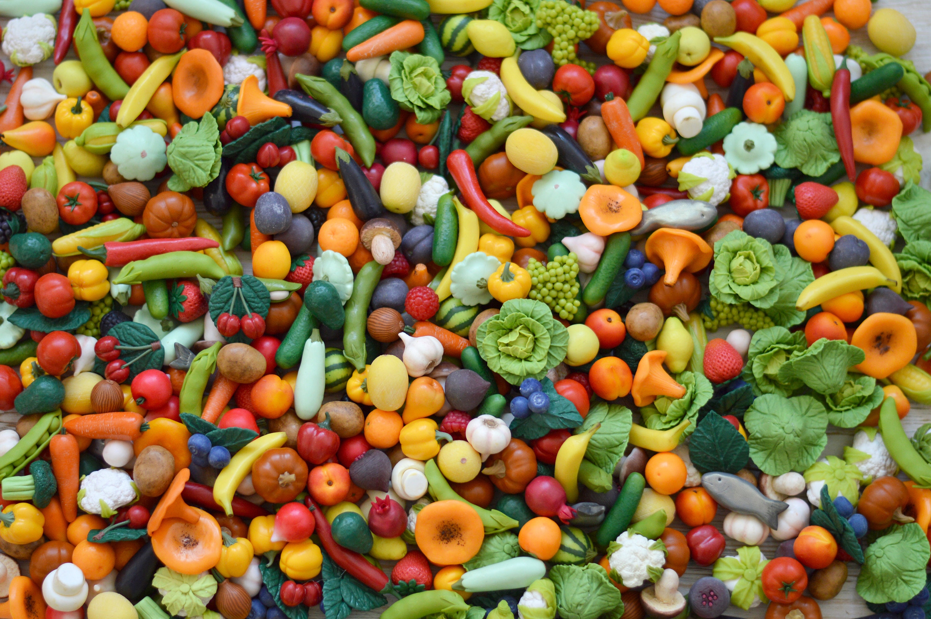 Miniature Vegetables Vegetable Garden Montessori Learning Toys Etsy