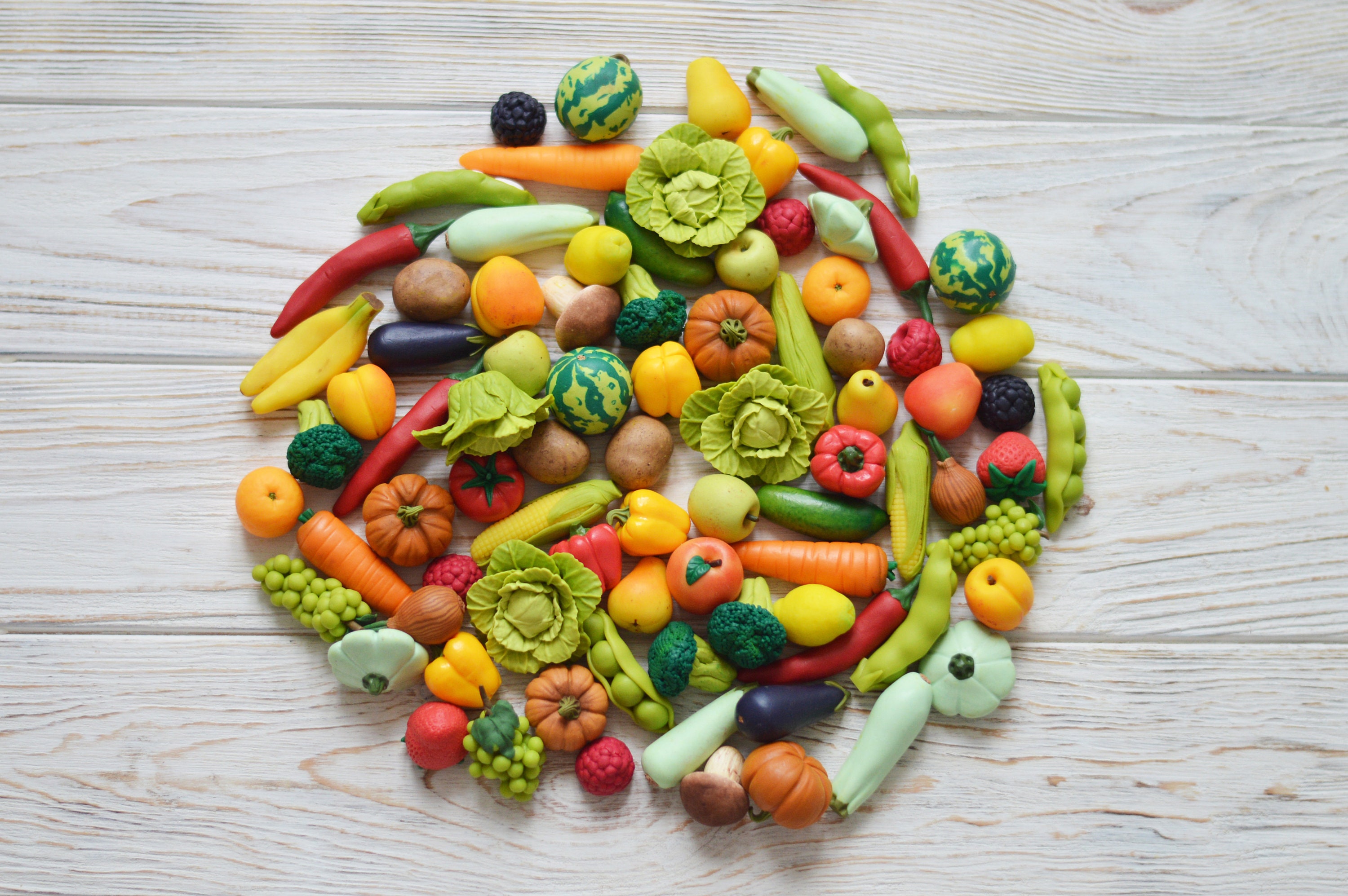 Miniature vegetables Preschool toys Montessori toy Montessori Etsy