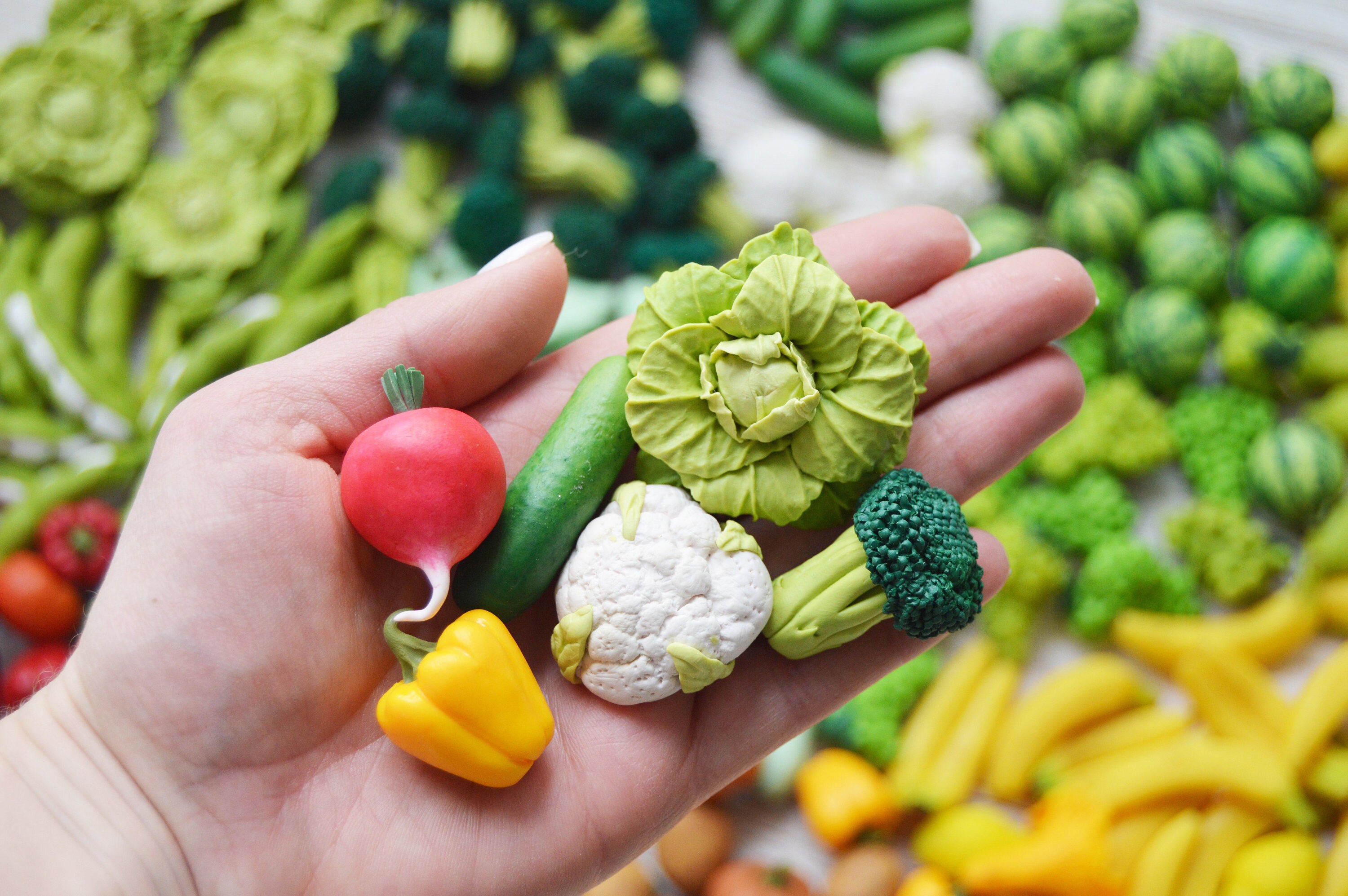 Miniature vegetables Preschool toys Montessori toy Montessori Etsy