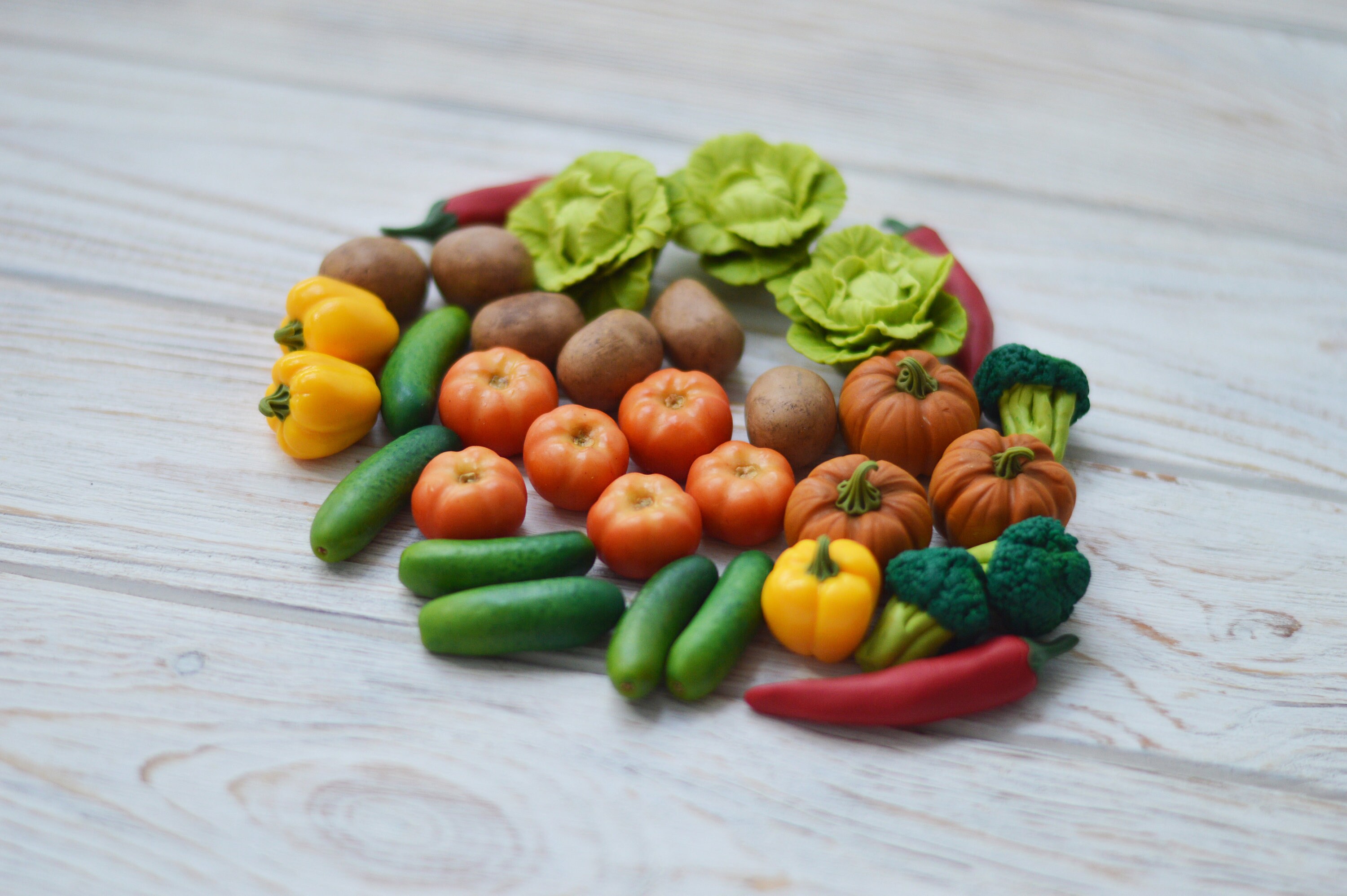 Miniature vegetables Preschool toys Montessori toy Montessori Etsy