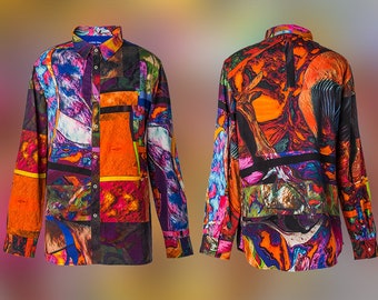 Men's Limited Edition One-of-a-Kind Luxury Shirt from Steve Luongo Designs