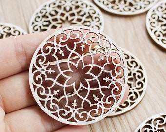 Laser gesneden, Onderzetter, Laser gesneden hout, Houten onderzetter, Tea coaster, Housewarming Gift