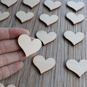 Laser taglio cuori di legno, decorazione della parete, decorazioni in legno, progetti incompiuti legno per fai da te