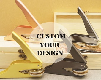 Custom Book Embosser, Personalized library stamp,custom library stamp,custom book lover gift,Book embosser personalized with your name