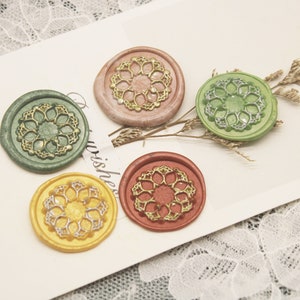 Flower  Wax seal stamp kit wedding custom, wedding wax stamp seal ,sealing wax stamp,seal stamp wedding,wedding stamp