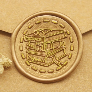 Magic book Wax seal stamp kit wedding custom, irregular shape wax stamp seal ,sealing wax stamp,seal stamp