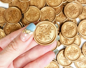 Pre-made Wax Seals, Personalized Wax Seal Stickers,,Wedding Self Adhesive Wax Sticker,Wax Seals Stickers, Custom Self Adhesive Wax Seal