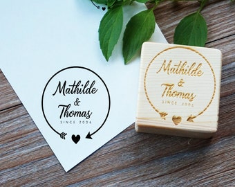 Personalized Name Rubber stamp , DIY Wedding Stamp,Wedding Favors,Wedding Invitations